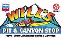 Marathon in Utah: Will's Pit Stop Logo