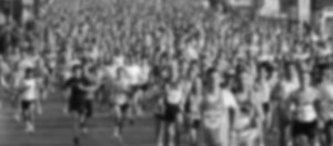 Utah Valley Marathon Black and White image