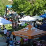 Utah Valley Marathon booths