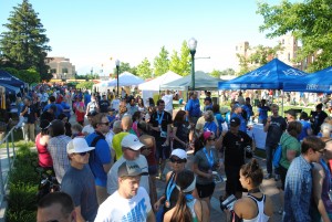 Utah Valley Marathon outdoor booths