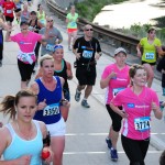 Utah Valley Marathon Marathoners Running near river