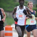 Utah Valle Marathon Runners Man with beanie and gloves