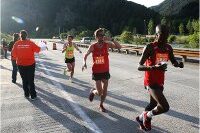 Utah Valley Marathon Runners in Red